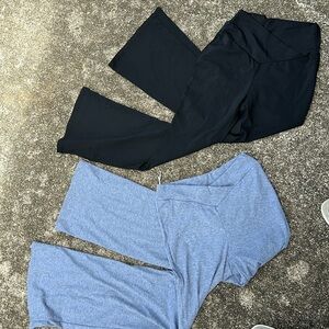 Two Pair! Wide leg pants